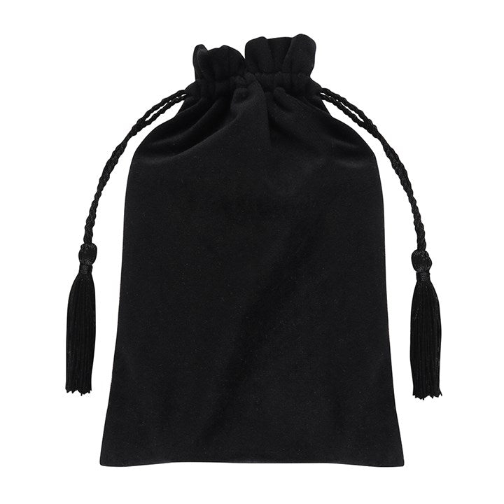 Black Tarot Reading Tarot Card Drawstring Pouch