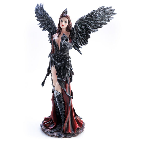 Dark Angel with Crow