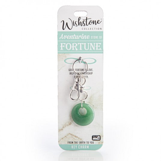 Aventurine - Fortune - Key Charm