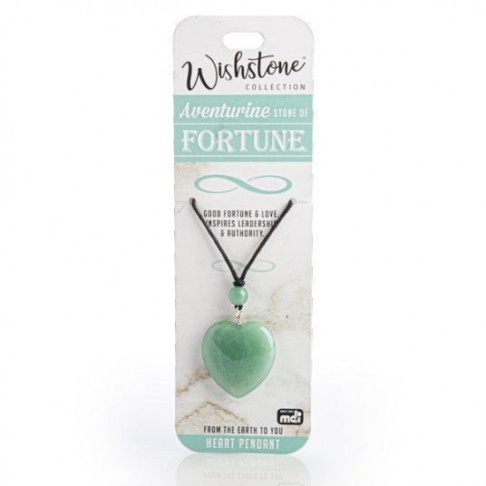 Aventurine - Fortune - Heart Pendant