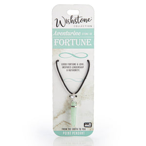 Aventurine - Fortune - Point Pendant