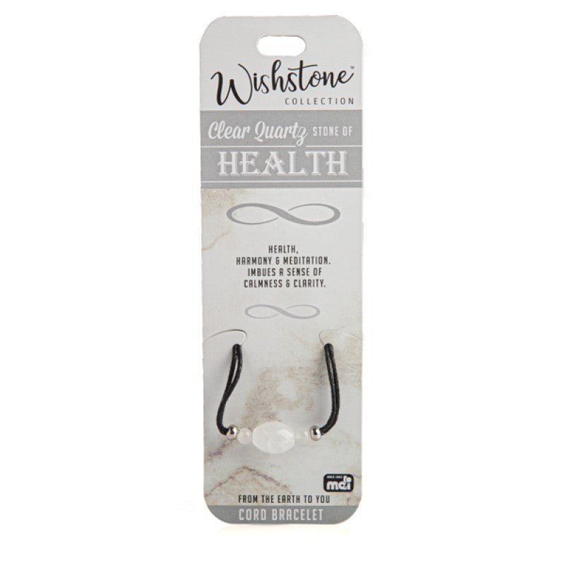 Clear Quartz - Health - Cord Bracelet