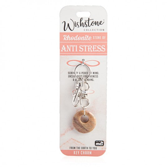 Rhodonite - Antistress - Key Charm