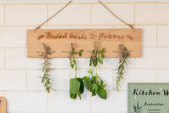 Wooden Herb & Flower Drying Rack