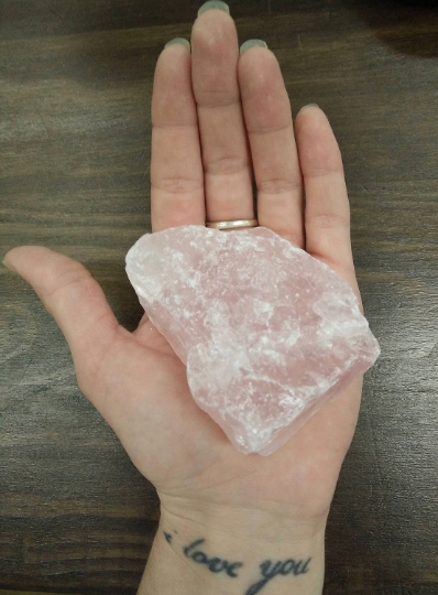 Raw Rough Natural Rose Quartz Chunk