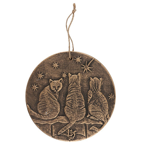 Bronze 'Wish Upon A Star' Terracotta Plaque by Lisa Parker