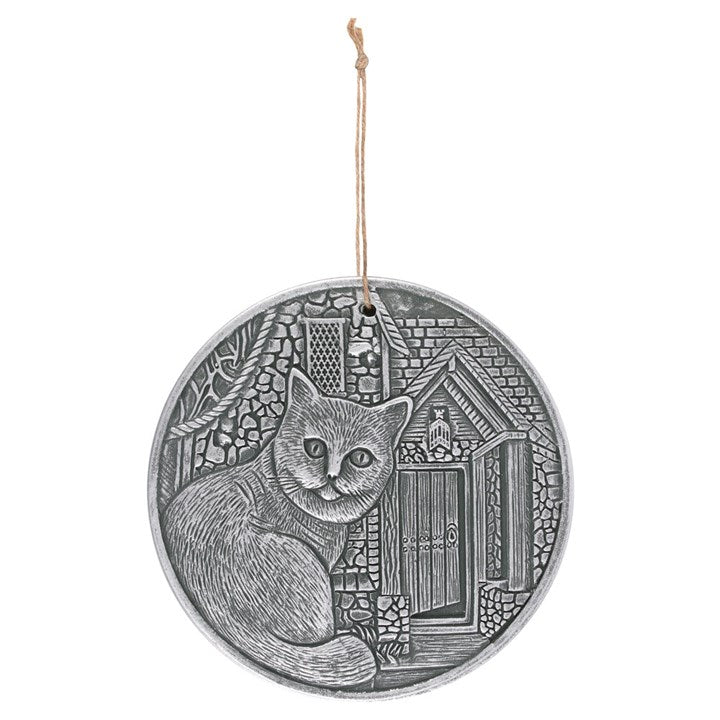Silver 'What Lies Within' Terracotta Plaque - Lisa Parker