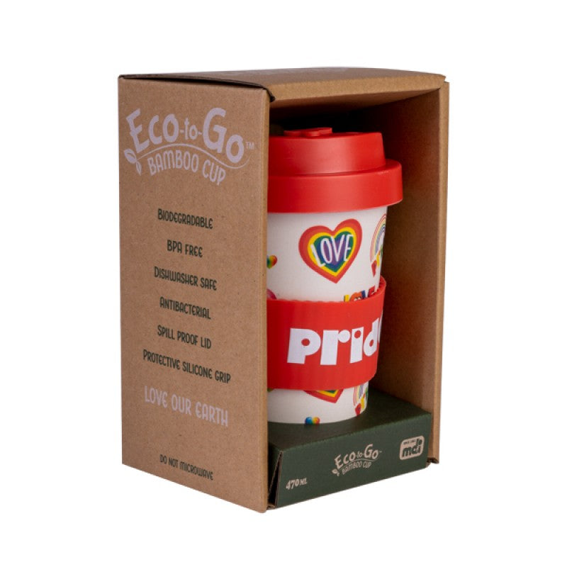 Eco-To-Go Bamboo Cup - Rainbow Pride