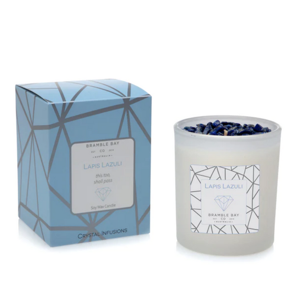 Lapis Lazuli - Crystal Infusions Candle