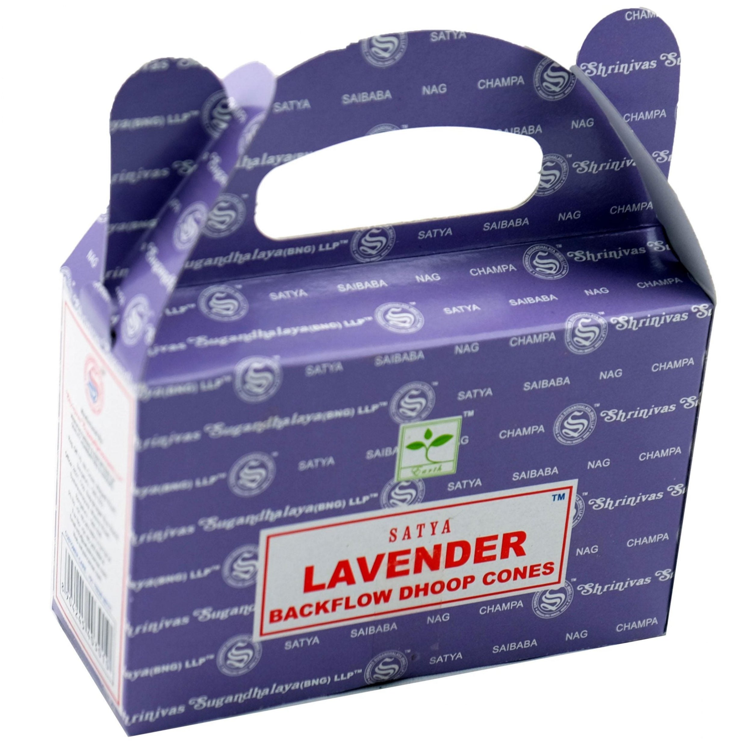 Satya Backflow Incense Cones - Lavender