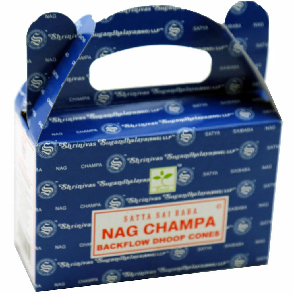 Satya Backflow Incense Cones - Nag Champa