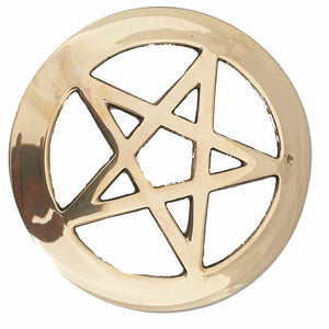 Altar Plate - Gold Pentagram 11.5cm