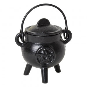 Cauldron Cast Iron - Pentacle 10 x 6 x 11cm