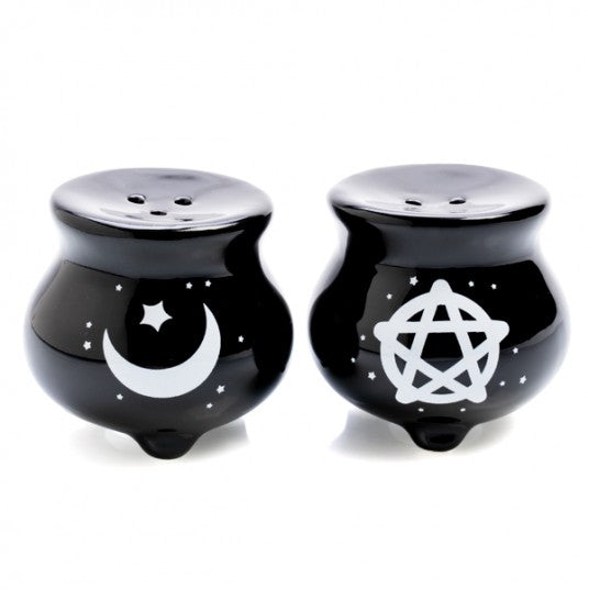 Witches Brew Cauldron Salt & Pepper Set