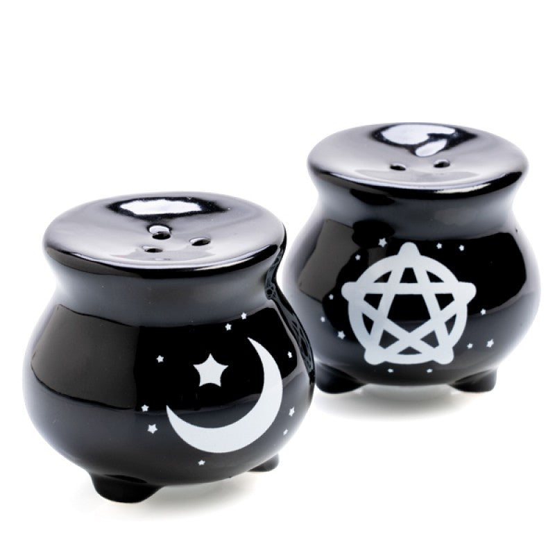 Witches Brew Cauldron Salt & Pepper Set