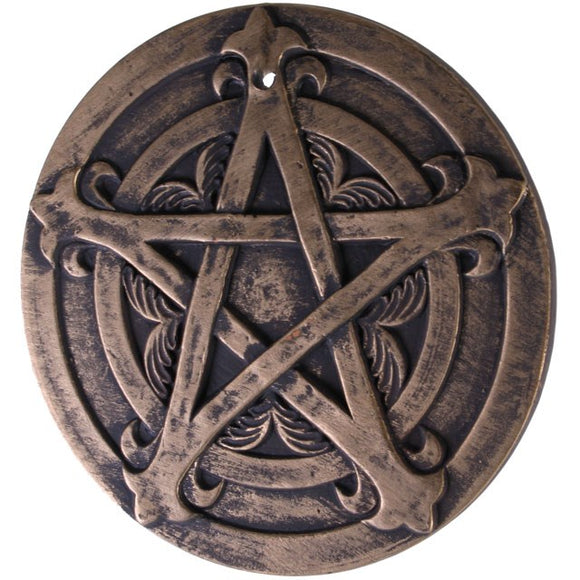Bronze Pentagram Terracotta Plaque