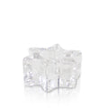 Clear Glass Star Wish Candle Holder