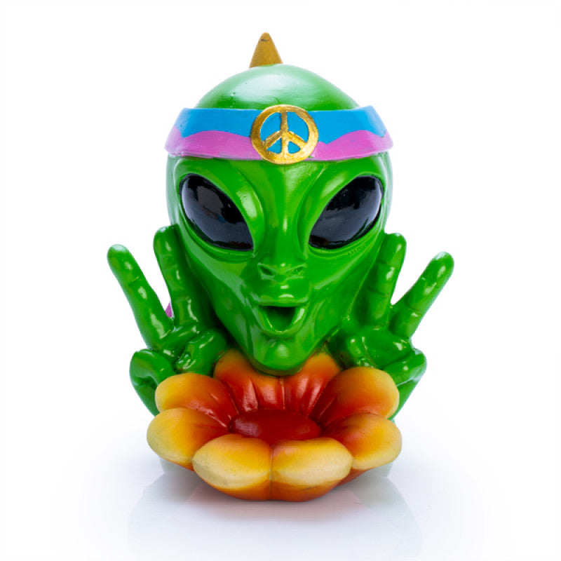 Alien Peace Backflow Incense Burner