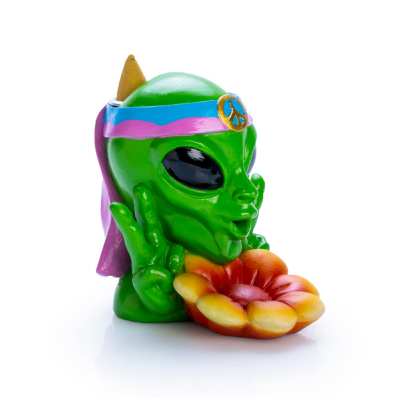 Alien Peace Backflow Incense Burner