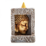 Framed Buddha Head Backflow Incense Burner