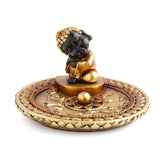 Sleeping Buddha Gold Incense Burner