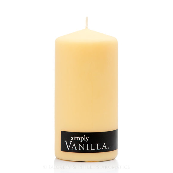 Simply Pillar Candle - Vanilla