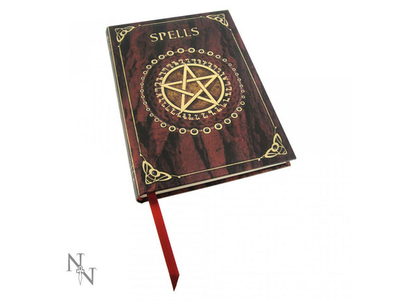 Embossed Spell Book - Red 17cm