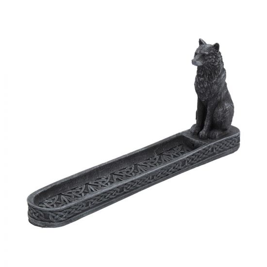 Catching The Scent - Wolf Incense Burner 25cm
