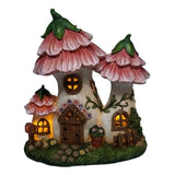 Solar Tri-Flower Fairy House