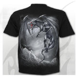 Spiral Direct T-Shirt Black - DRAGONS CRY