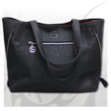 Spiral Direct BLACK CAT - Tote Bag - Top quality PU Leather Studded