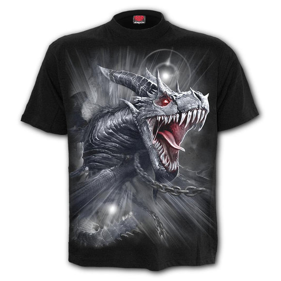 Spiral Direct T-Shirt Black - DRAGONS CRY