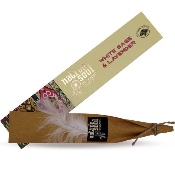 White Sage and Lavender - Native Soul Green Tree Incense